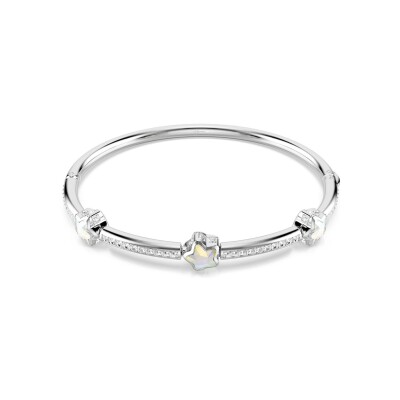 Bracelet jonc Swarovski Chroma en cristaux Swarovski et métal rhodié, taille M