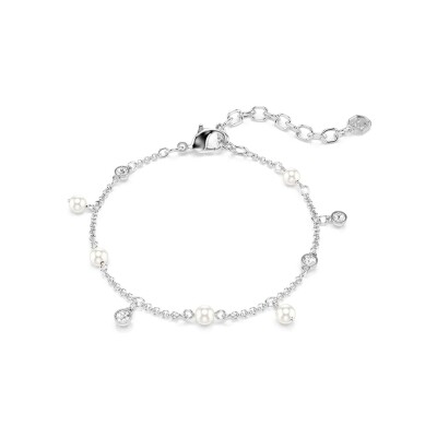 Bracelet Swarovski Imber en cristaux Swarovski, métal rhodié et perle Swarovski