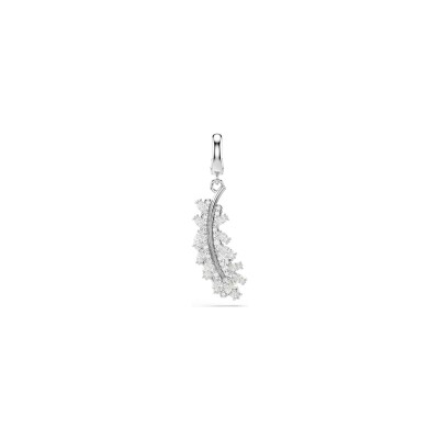 Charm Swarovski The Vienna Collection en métal rhodié et oxyde de zirconium