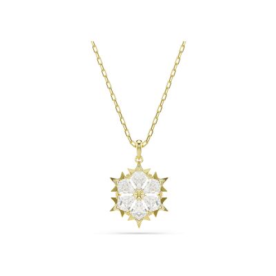 Pendentif Swarovski Magic en métal doré et oxyde de zirconium