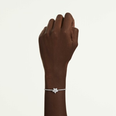 Bracelet Swarovski Sublima en métal rhodié et oxyde de zirconium