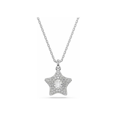 Pendentif Swarovski Sublima en métal rhodié et oxyde de zirconium
