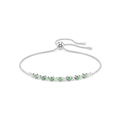 Bracelet Swarovski Matrix en cristaux Swarovski, métal rhodié et oxyde de zirconium