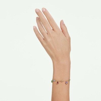 Bracelet Swarovski Imber en métal doré et oxyde de zirconium