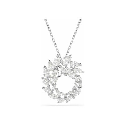 Pendentif Swarovski Mesmera en métal rhodié et oxyde de zirconium