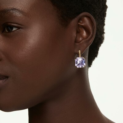 Boucles d'oreilles pendantes Swarovski Millenia en cristaux Swarovski et métal doré