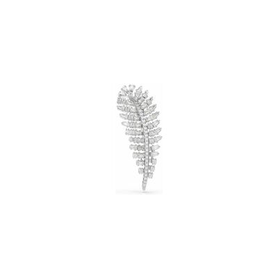 Broche Swarovski The Vienna Collection en métal rhodié et oxyde de zirconium