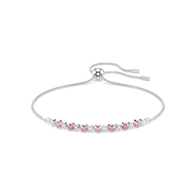 Bracelet Swarovski Matrix en cristaux Swarovski, métal rhodié et oxyde de zirconium