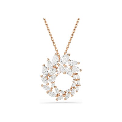 Pendentif Swarovski Mesmera en métal doré rose et oxyde de zirconium