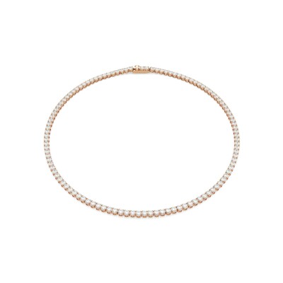 Charm Swarovski Matrix en métal doré rose et oxyde de zirconium