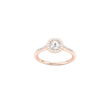 Bague Infini en or rose et diamants