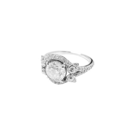 Bague Isabelle Barrier en or blanc et diamants, taille 53