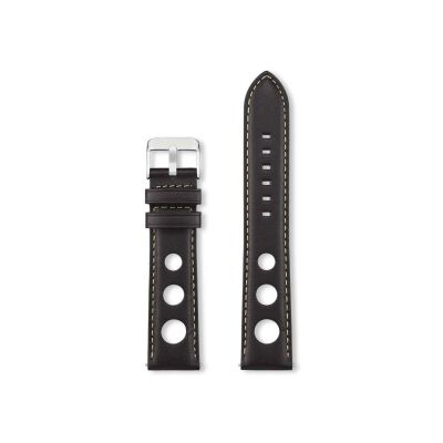Bracelet montre Rochet Cooper en cuir déperlant mat vison - 22mm