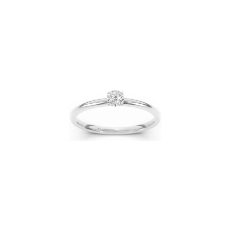 Bague Infini en or blanc et diamant