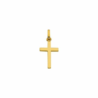 Pendentif croix en or jaune