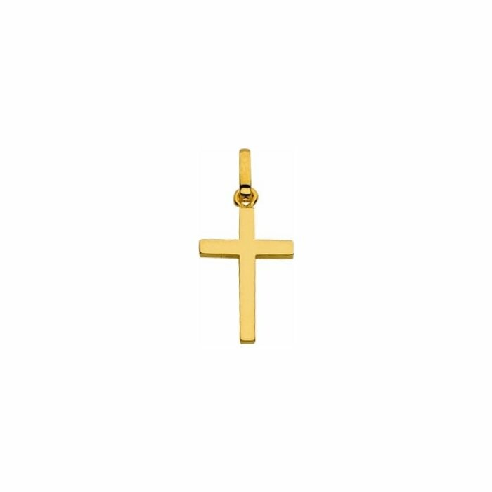 Pendentif croix en or jaune