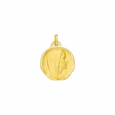 Médaille vierge en or jaune