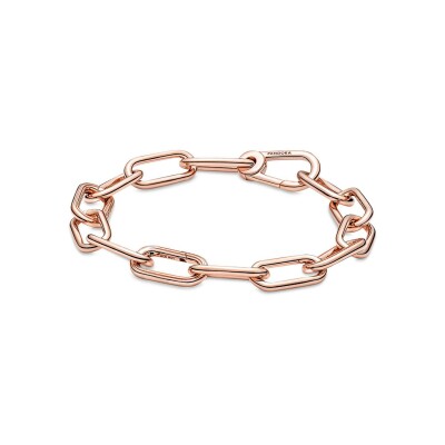 Bracelet Pandora en métal doré rose, 18cm