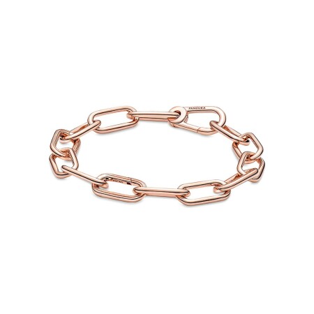 Bracelet Pandora en métal doré rose, 16.5cm