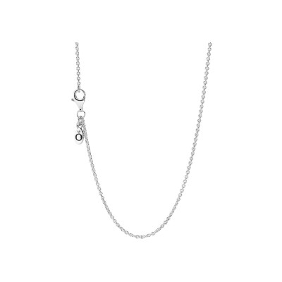 Collier Pandora Maille Forçat Classique en argent, 90 cm