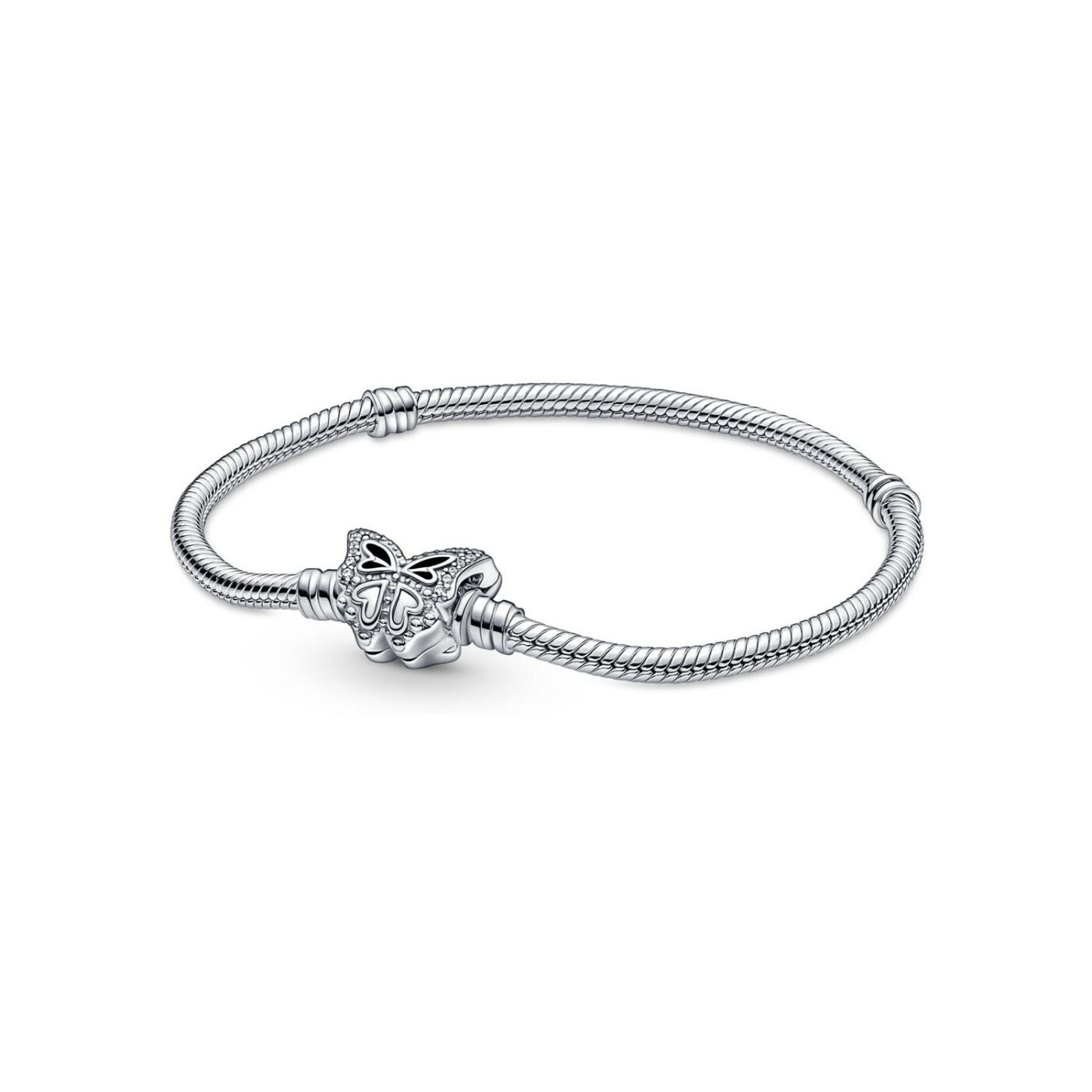 Bracelet Pandora maille serpent en argent, 19cm