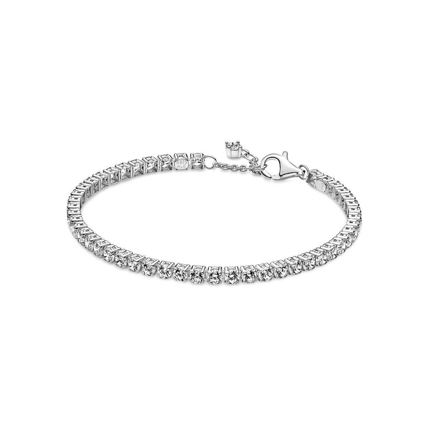 Bracelet Pandora Rivière Scintillant en argent, 18cm