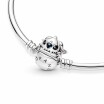Bracelet Disney X Pandora Stitch Mordant Le Fermoir Moments en argent, 19cm