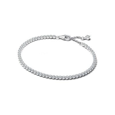 Bracelet Pandora Rivière Scintillant en argent et oxydes de zirconium, 20 cm