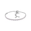 Bracelet Pandora Timeless coulissant éclat rose & incolore en argent et oxyde de zirconium, saphir synthétique, 23 cm