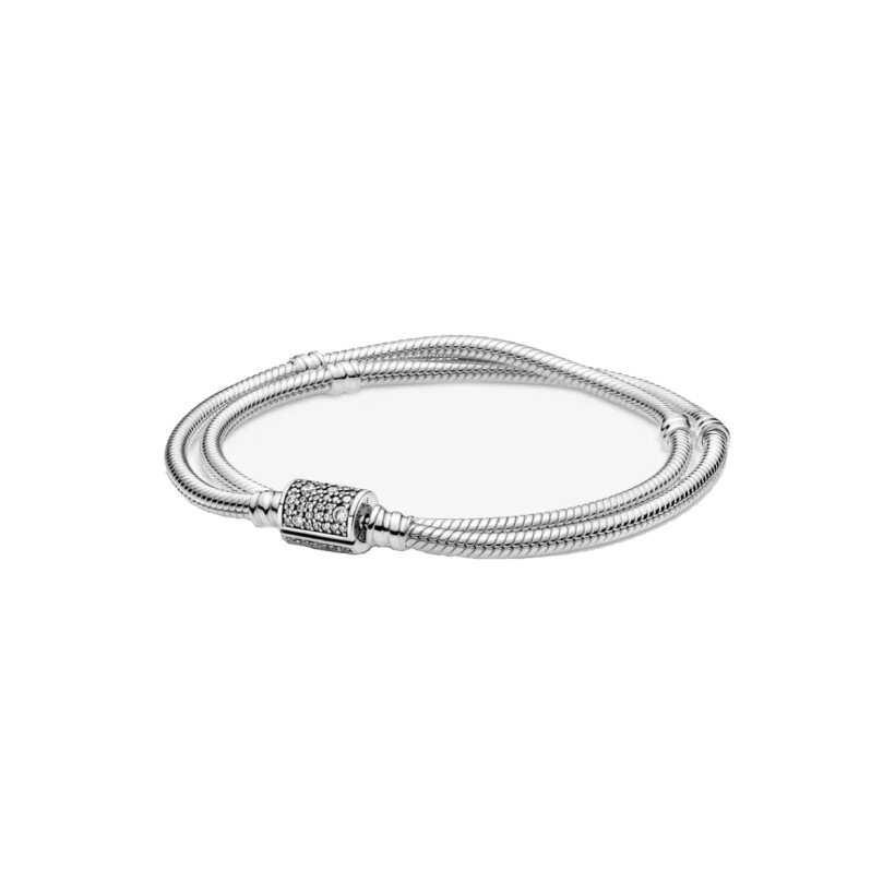 Bracelet Pandora en argent, 19cm