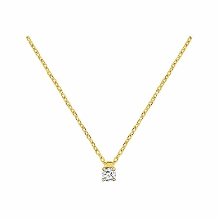 Collier en or blanc, or jaune et diamants de 0.064ct