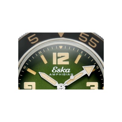 Montre Eska Watches Amphibian 250 Green Turtle 1095-2