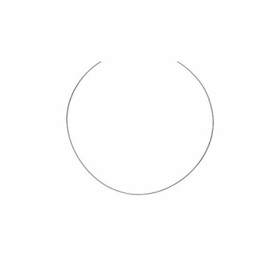 Collier en argent, 42cm