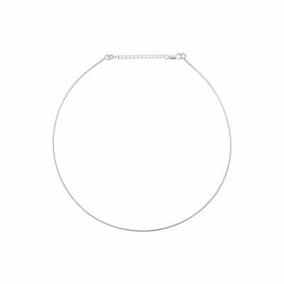 Collier en argent, 45cm