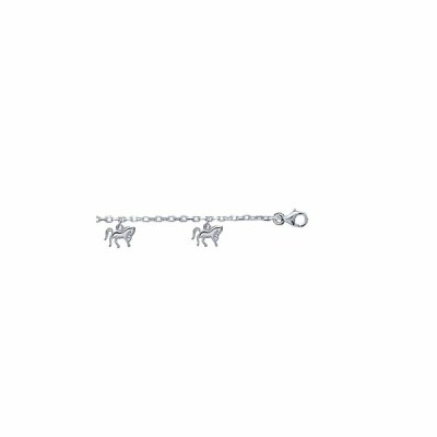 Bracelet en argent, 18cm