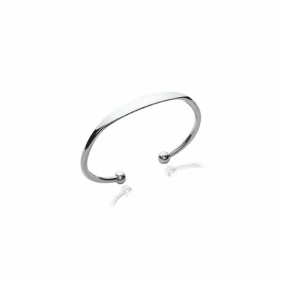Bracelet jonc en argent, 16cm