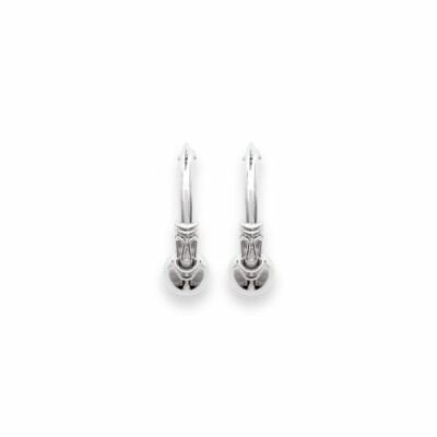 Boucles d'oreilles créoles en argent