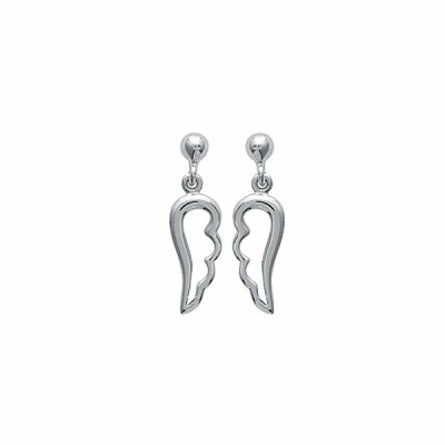 Boucles d'oreilles en argent rhodié
