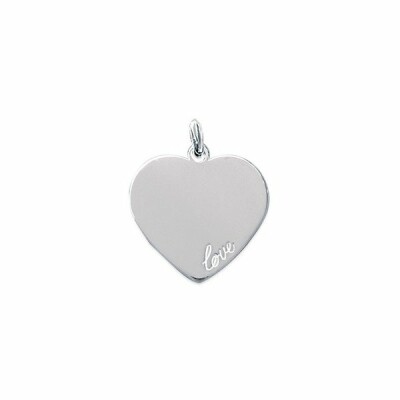 Pendentif en argent rhodié