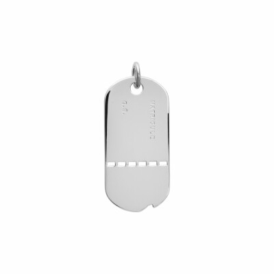 Pendentif en argent rhodié