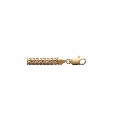Bracelet en plaqué or, 18cm