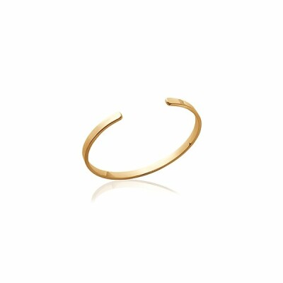 Bracelet jonc en plaqué or