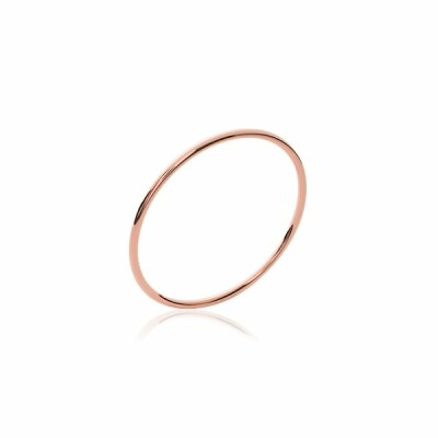 Bracelet jonc en plaqué or rose