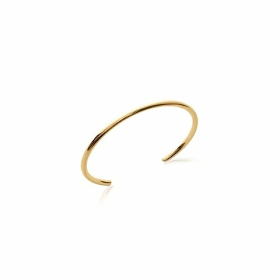 Bracelet jonc en plaqué or