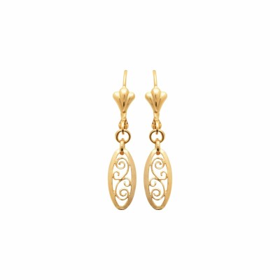 Boucles d'oreilles en plaqué or