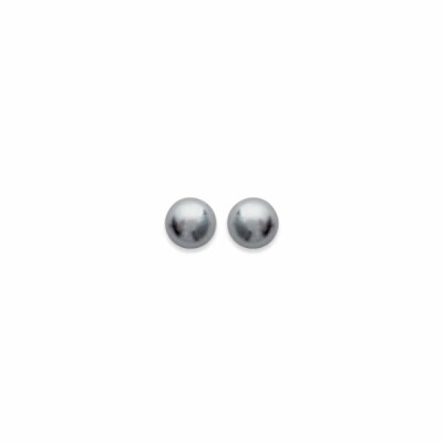 Boucles d'oreilles en plaqué or et perles d'imitation