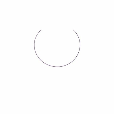 Collier en acier, longueur de 42cm