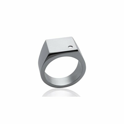 Bague en acier et oxydes de zirconium