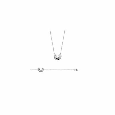 Bracelet en argent, longueur de 18cm