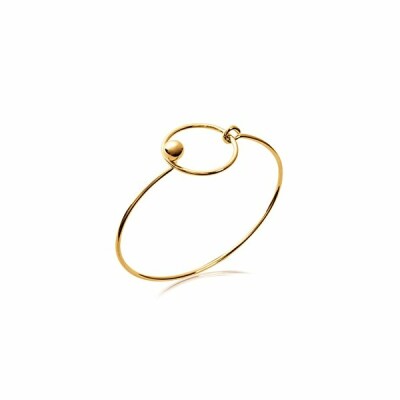 Bracelet jonc en plaqué or